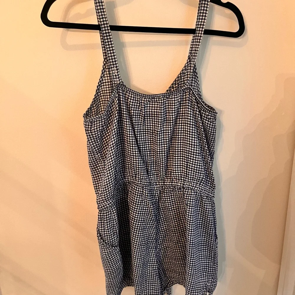 Old Navy Gingham Romper Size Small - Picture 3 of 5